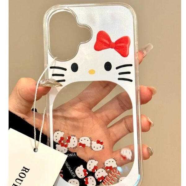 Hellokitty Bling Glitter Liquid Quicksand Clear Cute Kawaii Phone Case #002