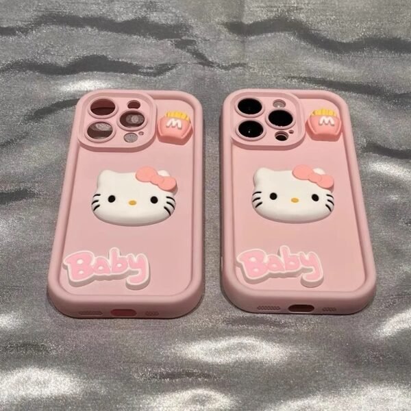 3D Hellokitty Pink Cute Kawaii Phone Case #016