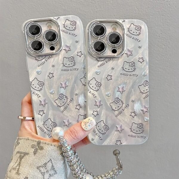 Hellokitty Silver Cute Kawaii Phone Case #038