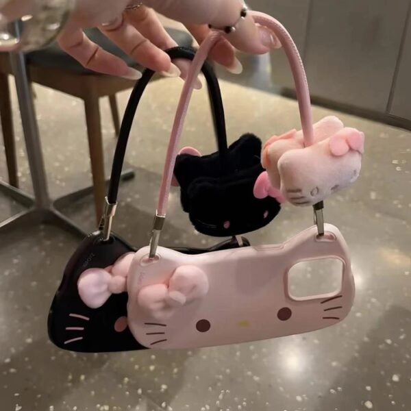 Hellokitty Black Pink Shoulder Bag Style Phone Case #054