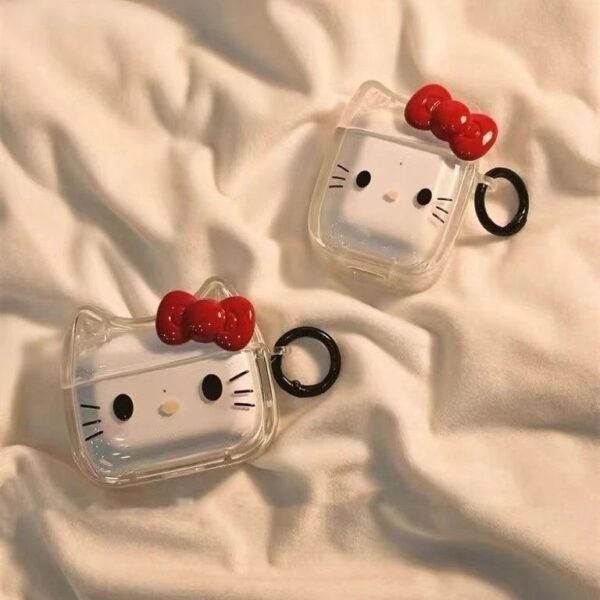 Hellokitty Red Bow Cute Kawaii AirPods Case #069